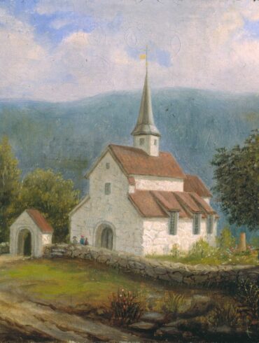 Gamle Aker kirke (1853).