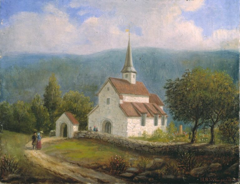 Gamle Aker kirke (1853).