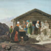 Genrescene fra Hallingdal (før 1851).