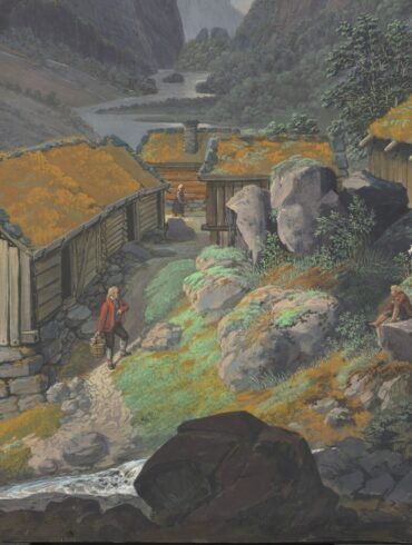 Hjølmodalen i Eidfjord, Hardanger (1833).
