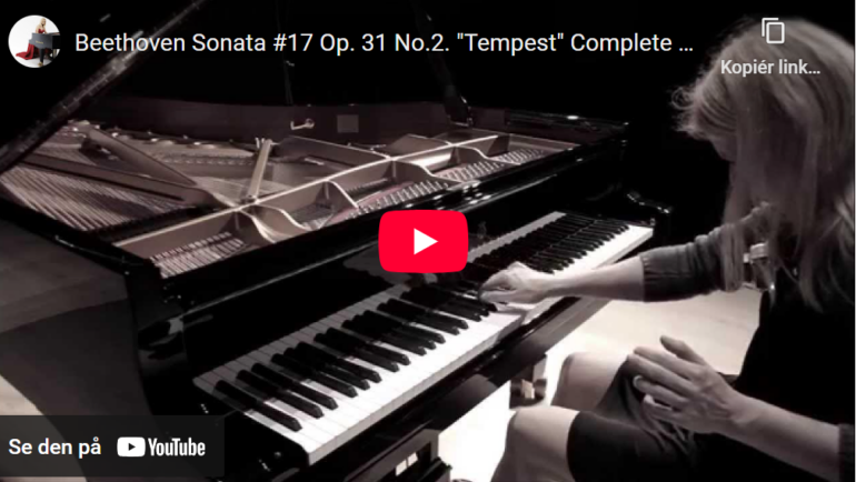 Mellemspil – Beethoven: Klaversonate nr. 17 op. 31 nr. 2 (1802).