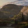 Parti fra veien mellom Vassbotten og Kokkesvold (1850).