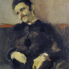 Portrett av komponisten Hjalmar Borgström (1883?).