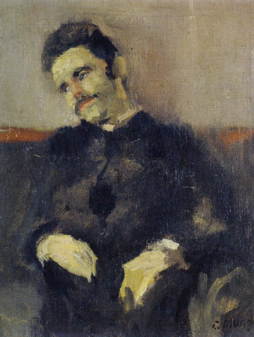 Portrett av komponisten Hjalmar Borgström (1883?).