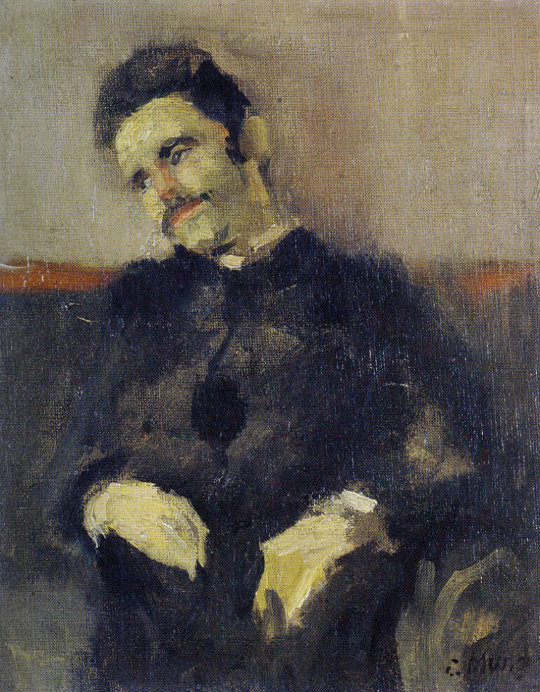 Portrett av komponisten Hjalmar Borgström (1883?).