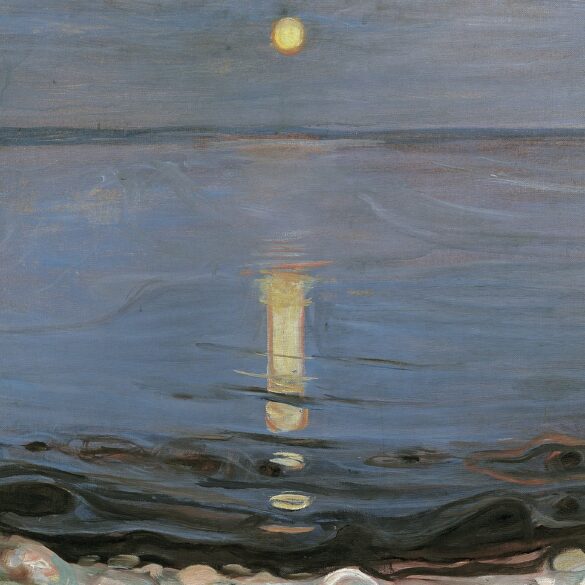 Sommernatt ved stranden (1902-03).