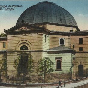 Synagoge i Lwów/Lemberg ca. 1917.