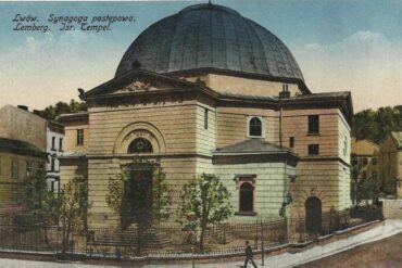 Synagoge i Lwów/Lemberg ca. 1917.
