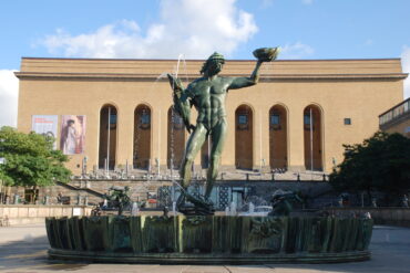 Poseidon-fontenen på Götaplatsen i Göteborg (1931).