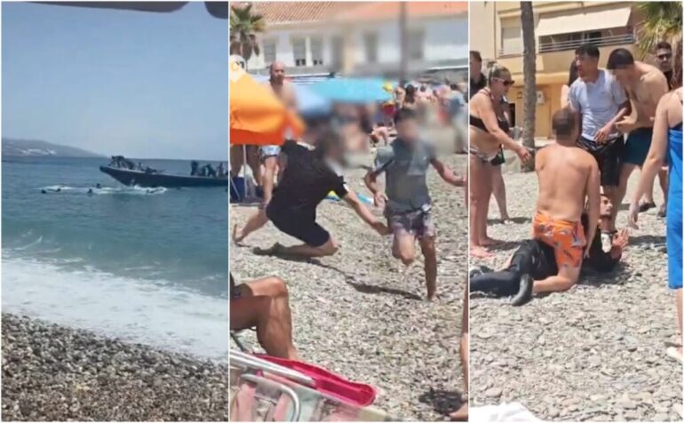 Den Korte Avis | Spanien: Illegale migranter fra Nordafrika hopper i vandet og løber i land – så fik strandgæsterne nok
