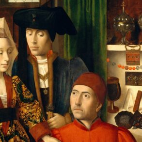 En gullsmed i sitt verksted (1449).