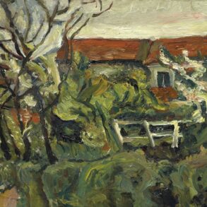Hus i et landskap (c.1918-19).