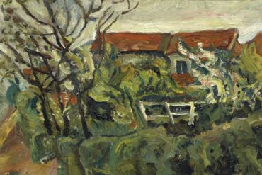 Hus i et landskap (c.1918-19).