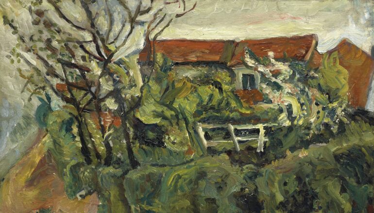 Hus i et landskap (c.1918-19).
