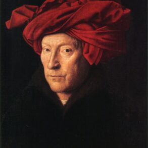 Mann med rød turban, mulig selvportrett (1433).