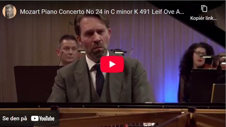Mellemspil – Mozart: Klaverkonsert nr. 24 i c-moll, K 491 (1786).