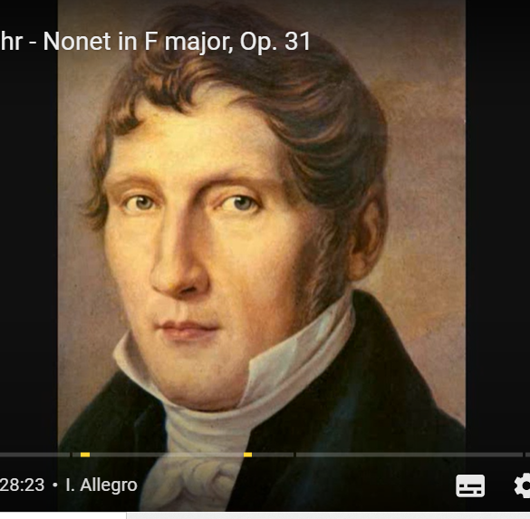 Mellemspil – Spohr: Nonett i F-dur op.31 (1813).