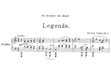 Mellemspil – Valen: Legende op. 1 (1908).