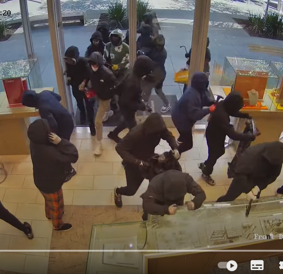 Den Korte Avis | 25 mænd stormede juvelerbutik og røvede for syv millioner – så kom en drone politiet til hjælp