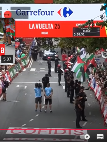 Den Korte Avis | Pro-palæstinensisk aktion mod cykelløbet Vuelta a Espana er en direkte trussel mod den europæiske sjæl