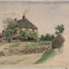 Et gammelt Herresæde ved Christiania / Fosveien, Grünerløkken (1879).