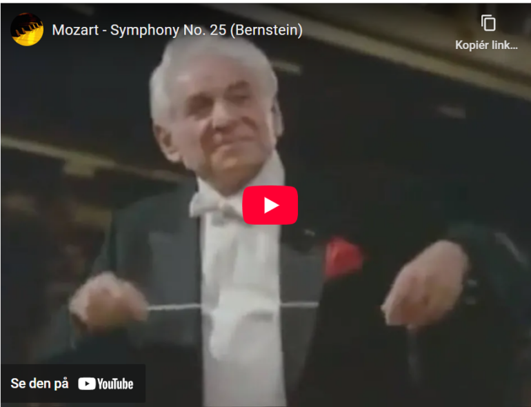 Mellemspil – Mozart: Symfoni nr. 25 i g-moll K.183 (1773).
