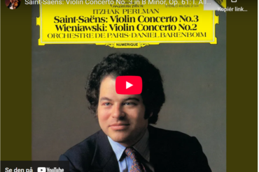 Mellemspil – Saint-Saëns: Fiolinkonsert nr. 3 i h-moll, op. 61 (1880).