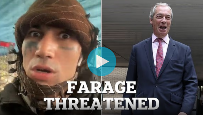 Den Korte Avis | Den, der ler sidst… afghaner truer med at myrde indvandringskritiske Farage – nu er han dømt og Farage er blevet super populær