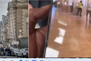 Den Korte Avis | Video viser røveri af uvurderlig historisk kulturarv på Louvre: Det er så nemt som at klø sig i nakken