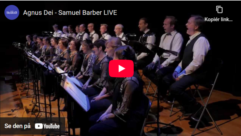 Mellemspil – Barber: Agnus Dei, arrangert 1937.