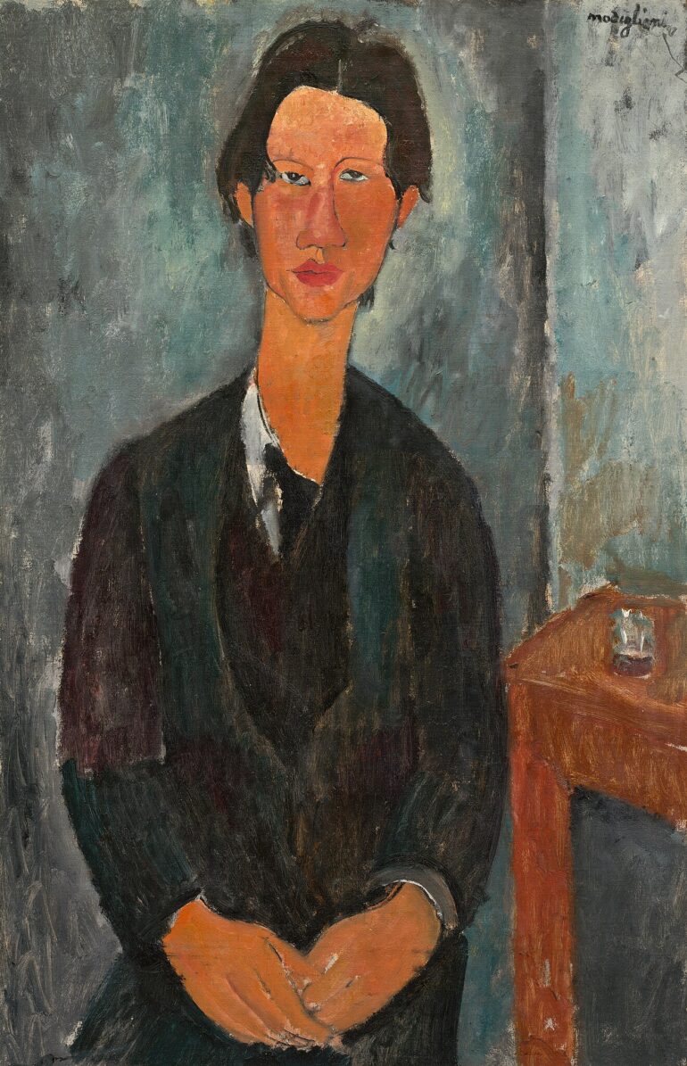 Portrett av Chaïm Soutine (1917).