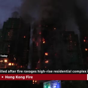 Den Korte Avis | Hongkong: Mindst 40 døde og flere hundrede savnes efter vild brand i syv store højhuse, hvor der især bor ældre mennesker
