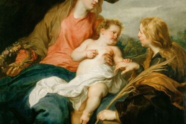 Den hellige Katarinas mystiske ekteskap (c.1630).