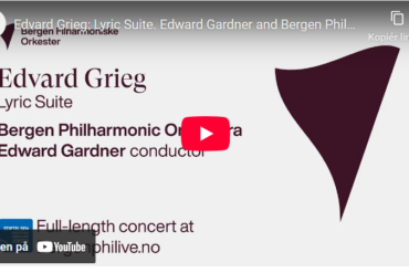 Grieg: Lyrisk suite op. 54 (arrangert 1905).