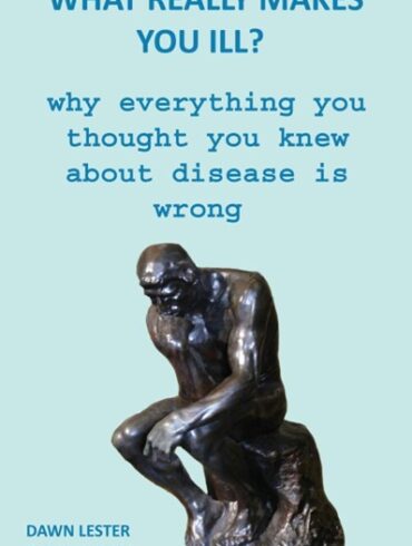 Forside på bog om sygdom