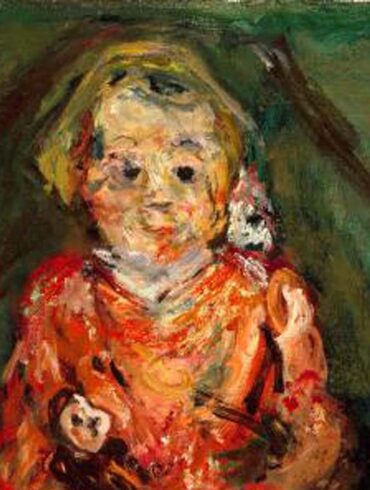 Liten pike med dukke (1926-27).