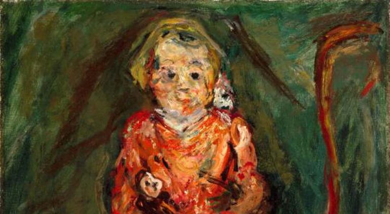 Liten pike med dukke (1926-27).