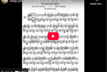 Mellemspil – Grieg: Klokkeklang, op. 54 nr. 6 (1891).