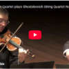Mellemspil – Sjostakovitsj: Strykekvartett nr. 9 i Ess-dur op. 117 (1964).