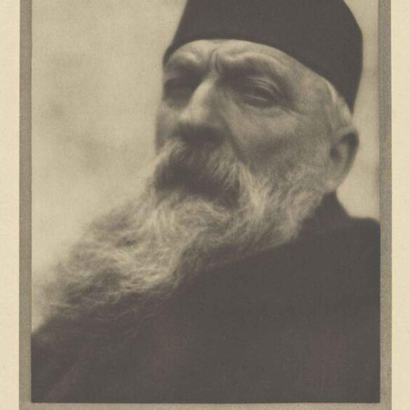 Portrett av billedhuggeren Auguste Rodin (1907).
