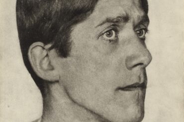 Portrett av maleren m.m. Oskar Kokoschka (1919).