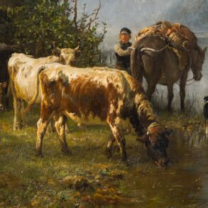 Ved vanningsstedet (1889).