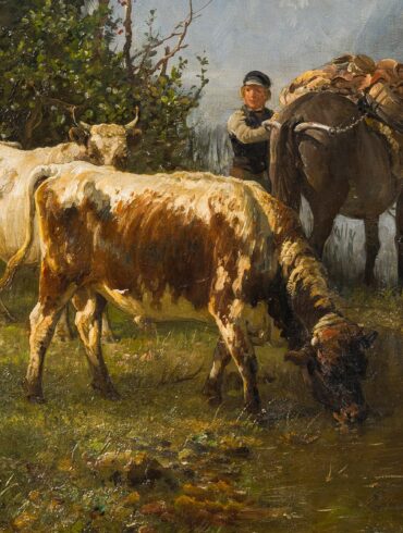 Ved vanningsstedet (1889).