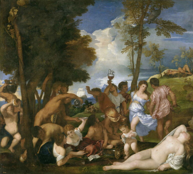 Bacchanal på Andros (1523-26).