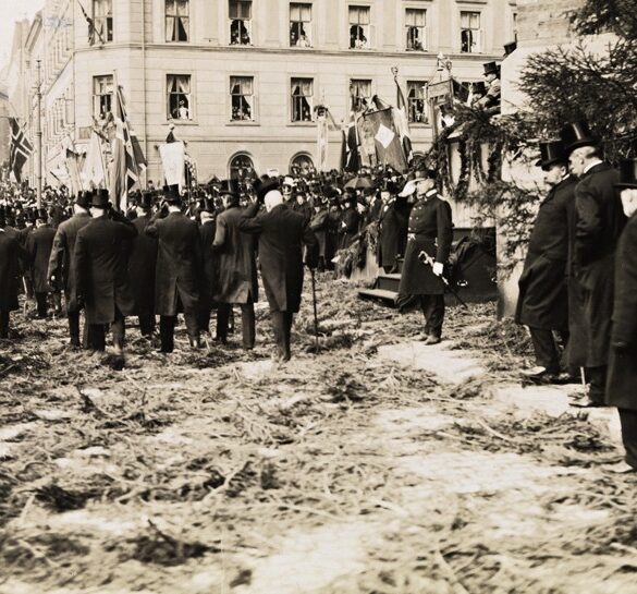 Bjørnstjerne Bjørnsons begravelse, 3. mai 1910.