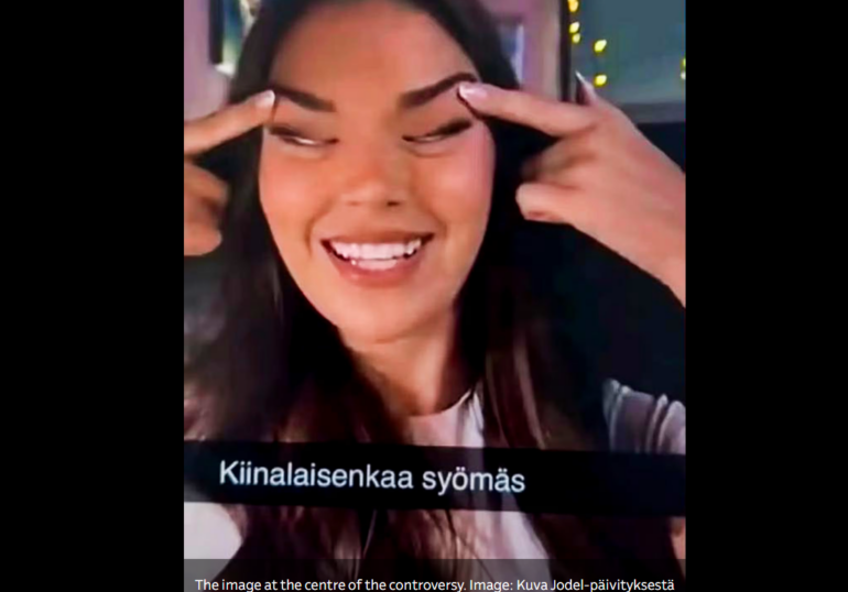 Den Korte Avis | Racismeskandale i Finland – Sarah mistede titlen som Miss Finland, da dette foto blev lagt ud på de sociale medier