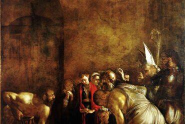 Den hellige Lucia begraves (c.1608).