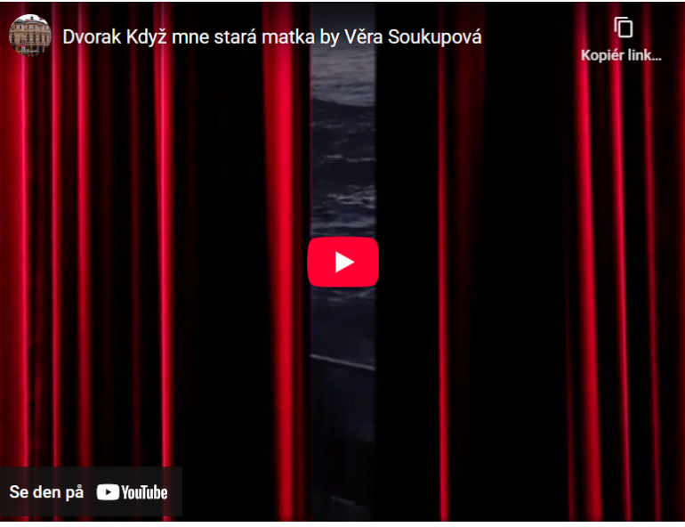 Dvořák: Sanger min mor lærte meg op.55 nr.4 (1880).