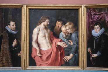 Jesus viser seg for Tomas etter sin oppstandelse (1613-15).