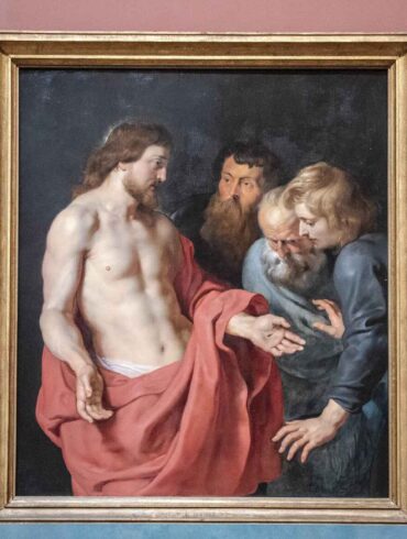 Jesus viser seg for Tomas etter sin oppstandelse (1613-15).